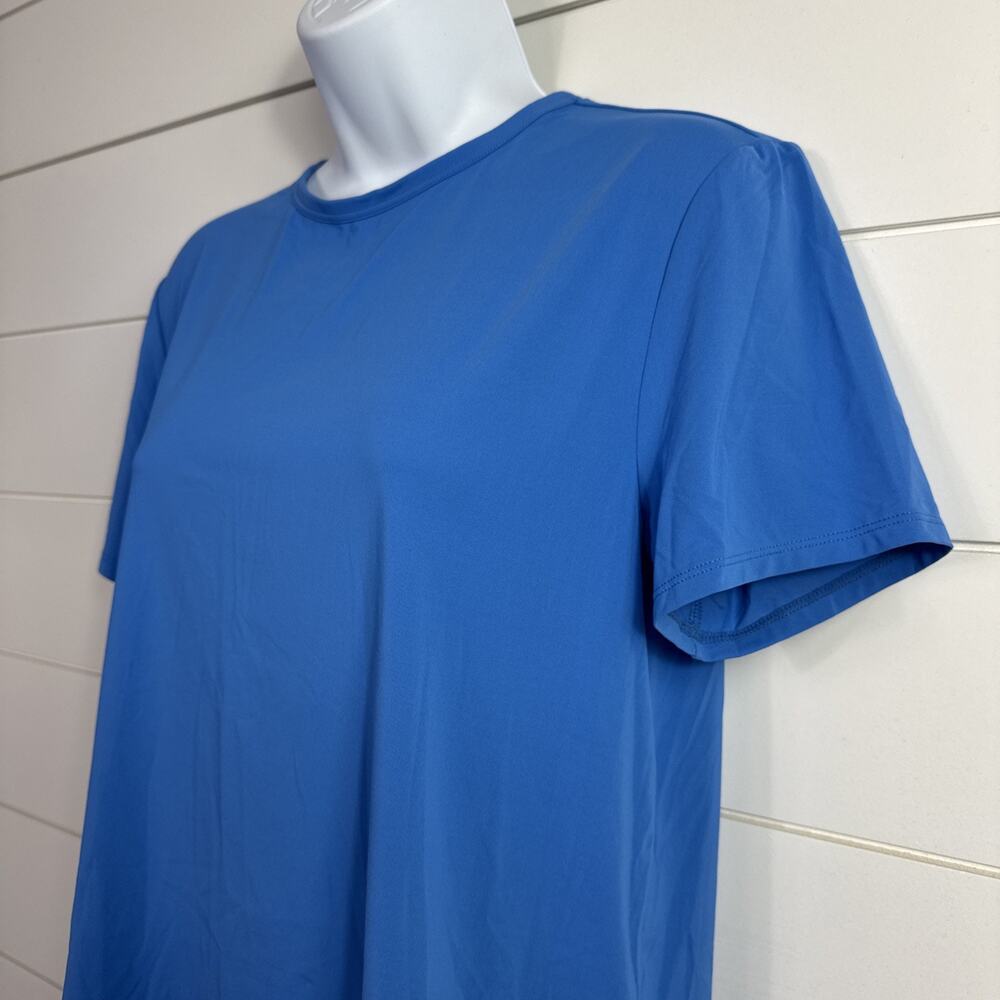 Lilly Pulitzer Rally Active Luxletic Tee Shirt UPF 50+ Morelle Blue sz XS - Picture 3 of 9